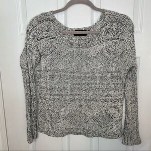 Minkpink Cotton Grey Pullover Knit Sweater Small